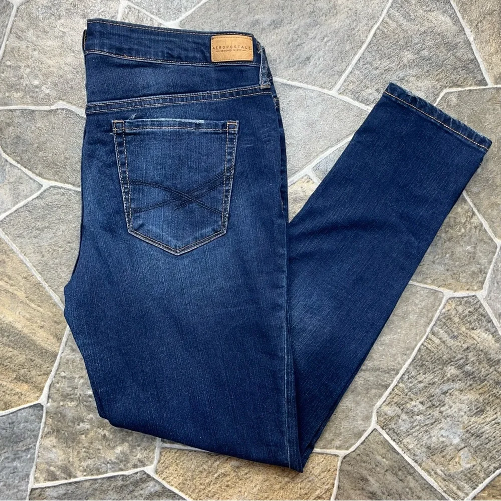 Aeropostale Distressed Jeggings - Picture 1 of 11